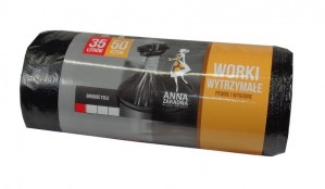 Anna Zaradna worki na śmieci wytrzymałe 35 l 50 szt.