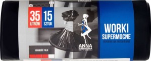 Anna Zaradna worki na śmieci 35 l supermocne 15 szt.