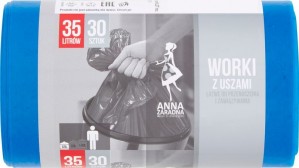 Anna Zaradna worki na śmieci z uszami 35 l 30 szt.