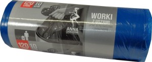 Anna Zaradna worki z uszami Niebieskie 120L