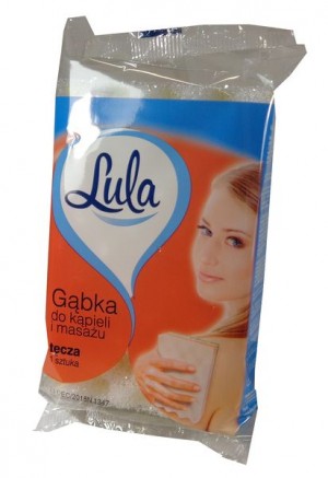 Lula gąbka do kąpieli i masażu tęcza 1 szt