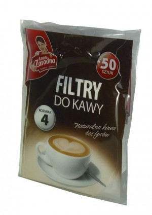 Anna Zaradna filtry do kawy 50 szt rozmiar 4