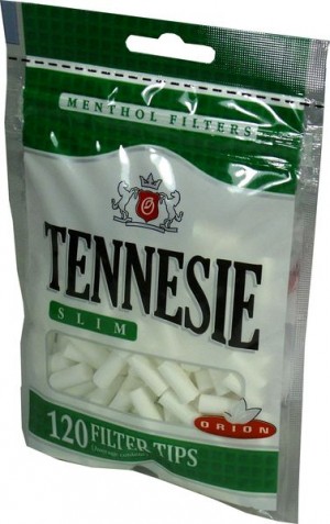 Filtry papierosowe Tennesie Slim Menthol 120 szt