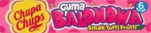 Chupa Chups Guma balonowa o smaku tutti frutti 27.6 g (6 sztuk)