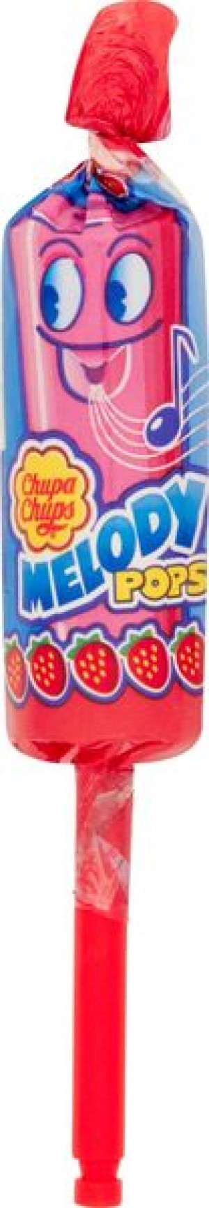 Chupa Chups Melody Pops Lizak o smaku truskawkowym 15 g