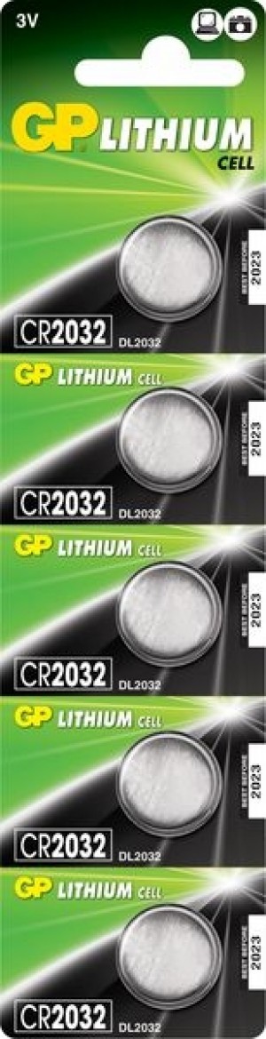GP baterie CR2032 3V 5 szt.