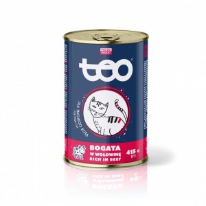 Teo karma dla kota wołowina puszka 415 g